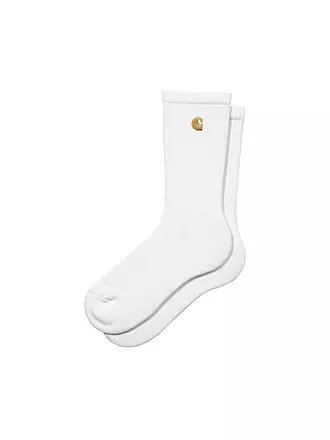 CARHARTT WIP | Socken CHASE white / gold | 